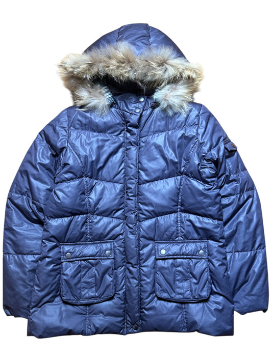 00s Japan Style Fur Hood Jacket (S)