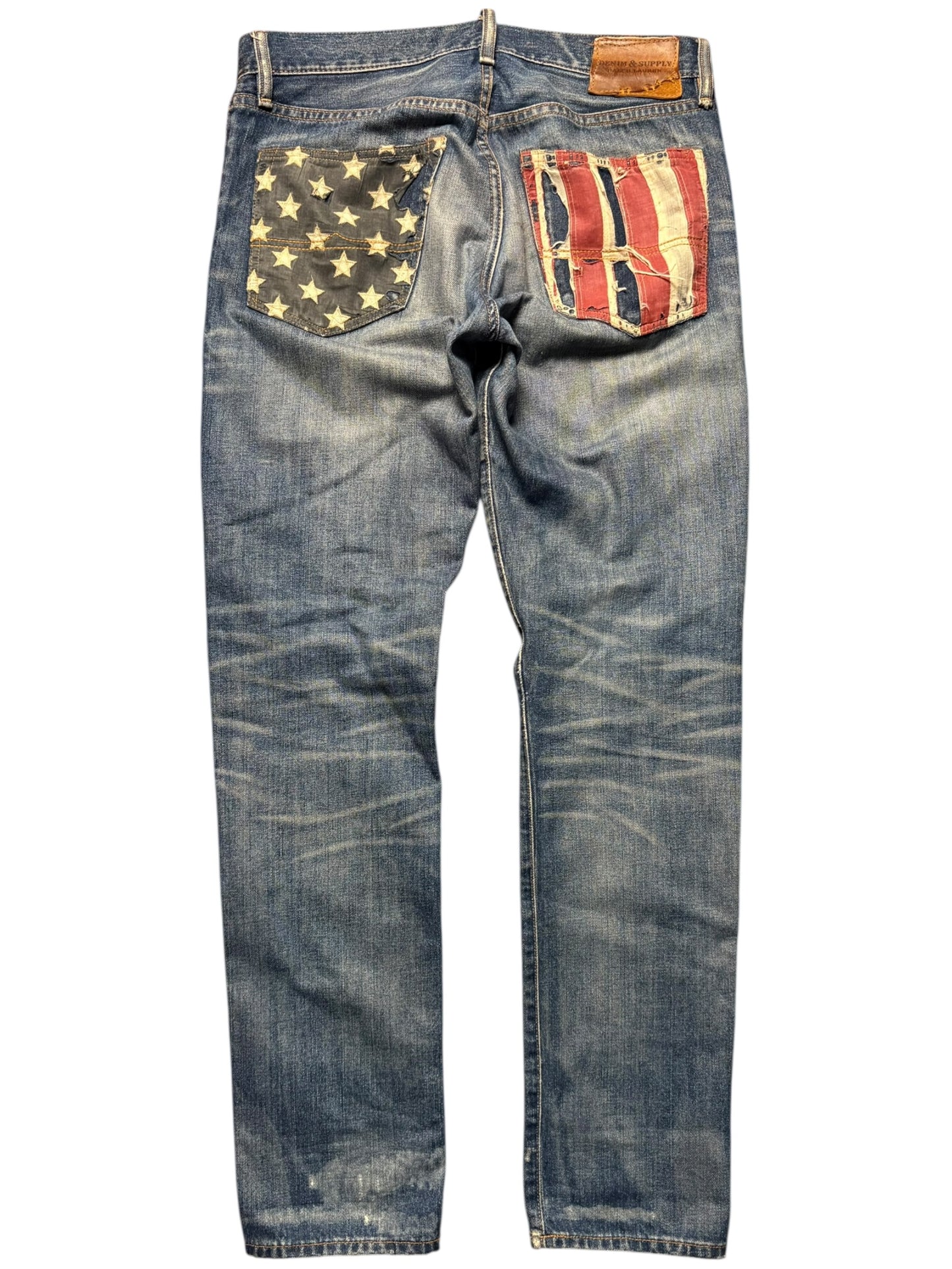 Denim & Supply X Ralph Lauren USA Flag Jeans (W31)