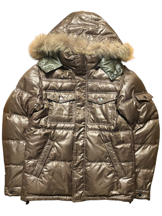 00s Japan Style Fur Hood Jacket (M)