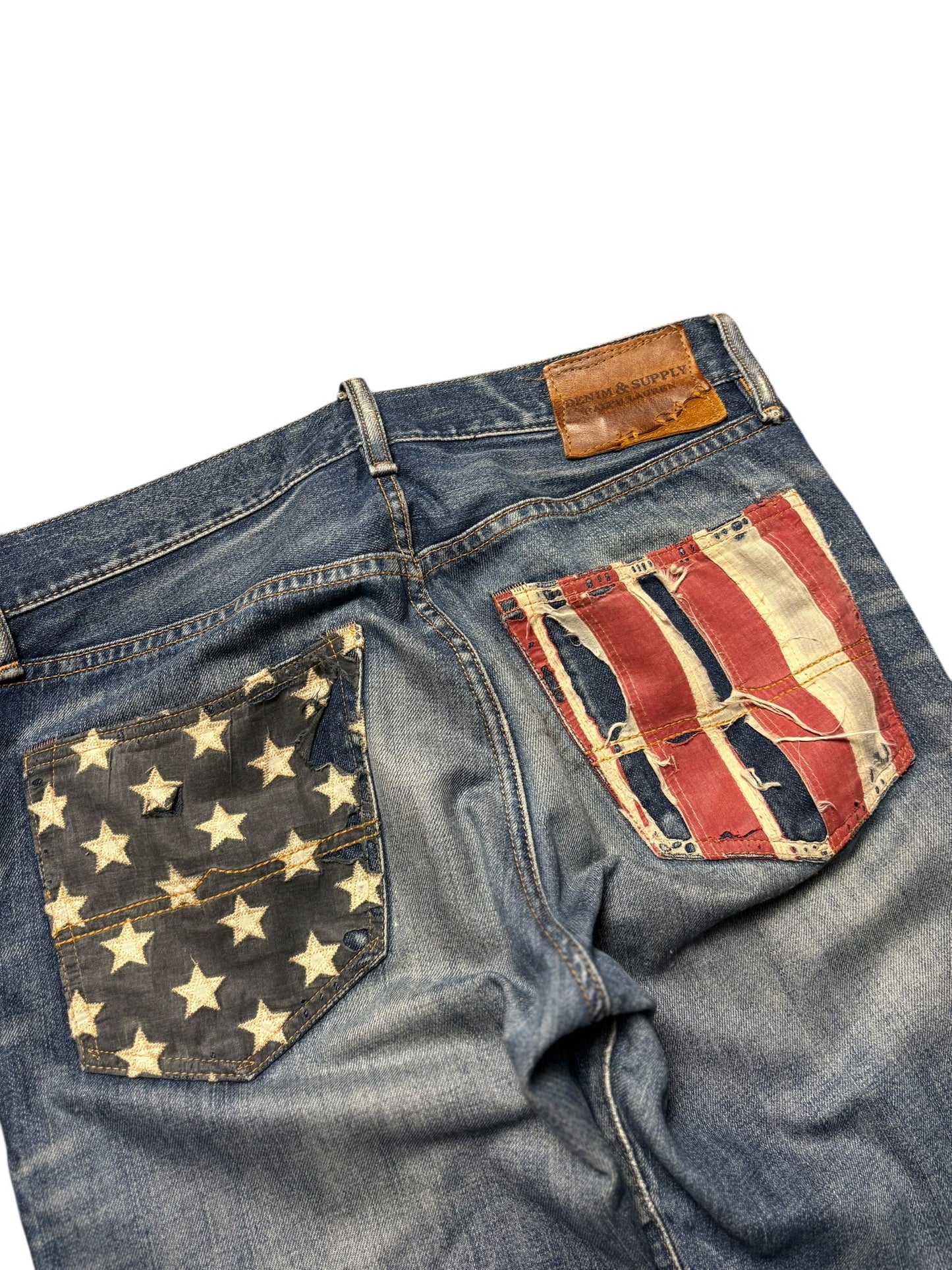 Denim & Supply X Ralph Lauren USA Flag Jeans (W31)
